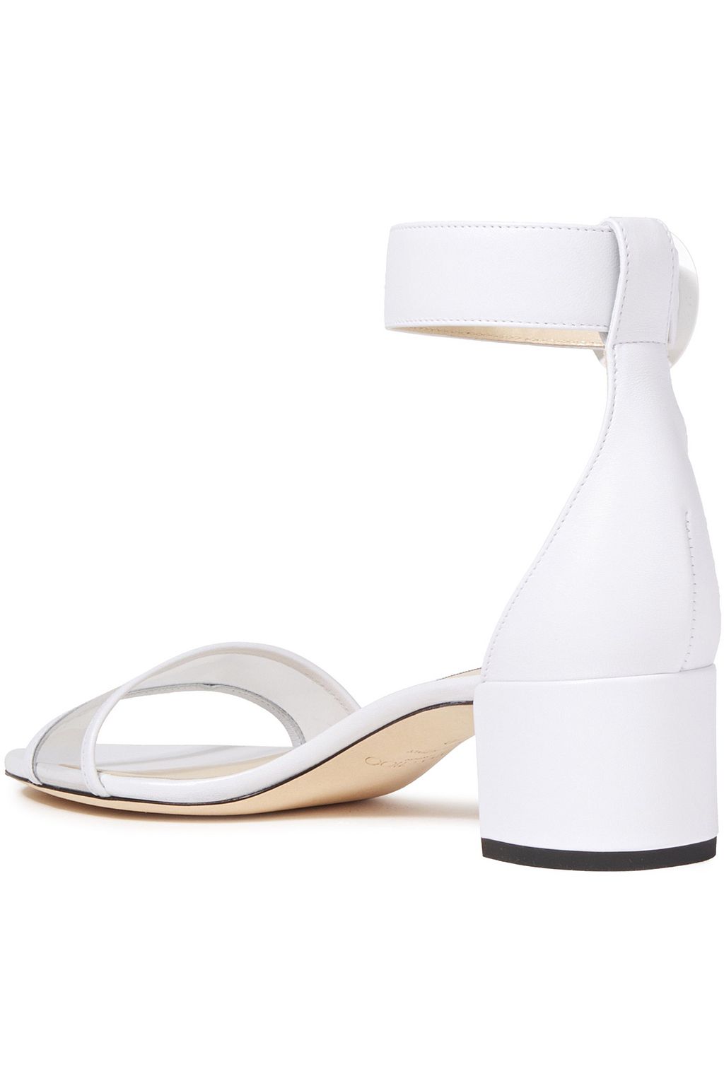 JIMMY CHOO Jaimie 40 leather and PVC sandals