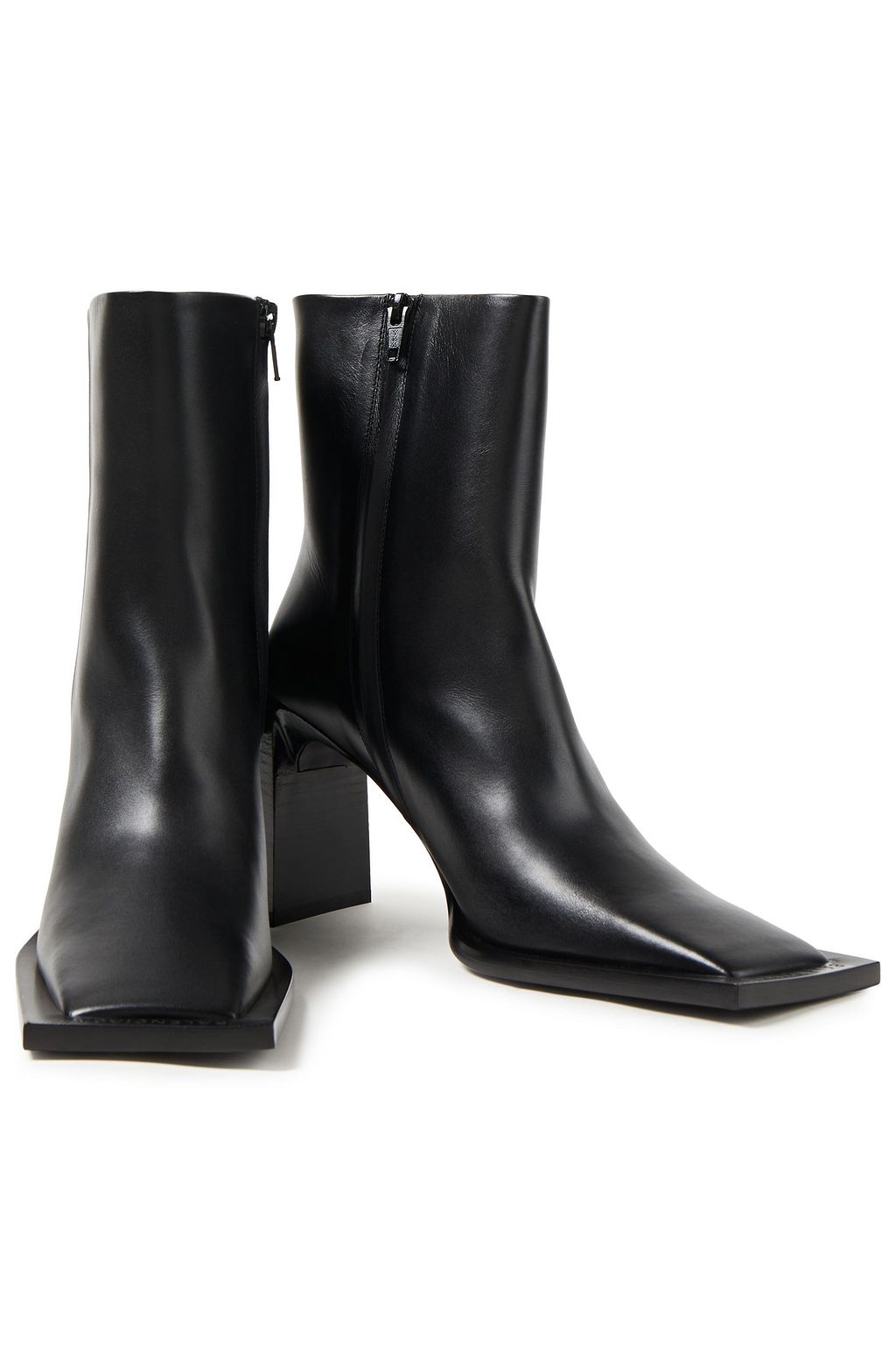 BALENCIAGA Moon leather ankle boots