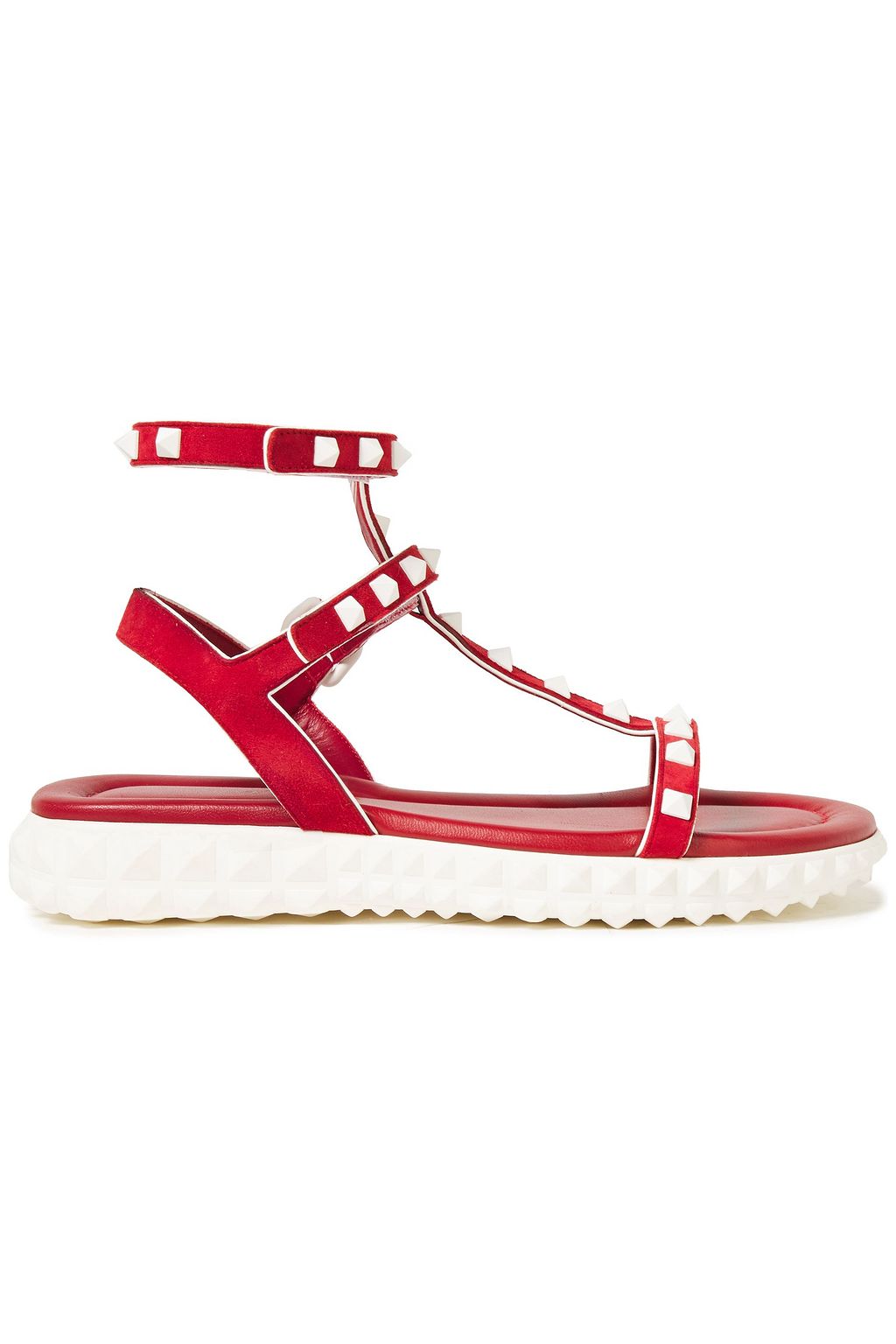 valentino garavani rockstud suede sandals