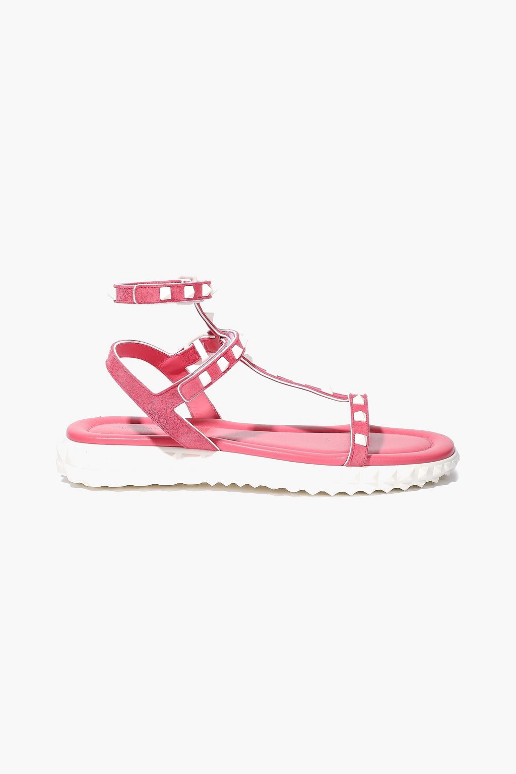 VALENTINO GARAVANI Free Rockstud suede sandals | THE OUTNET