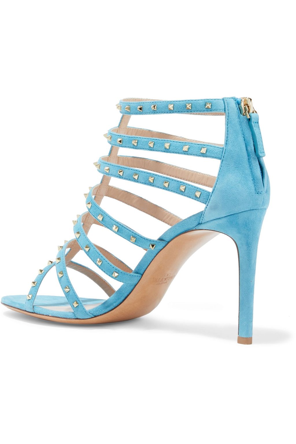 VALENTINO GARAVANI Rockstud Spike suede sandals