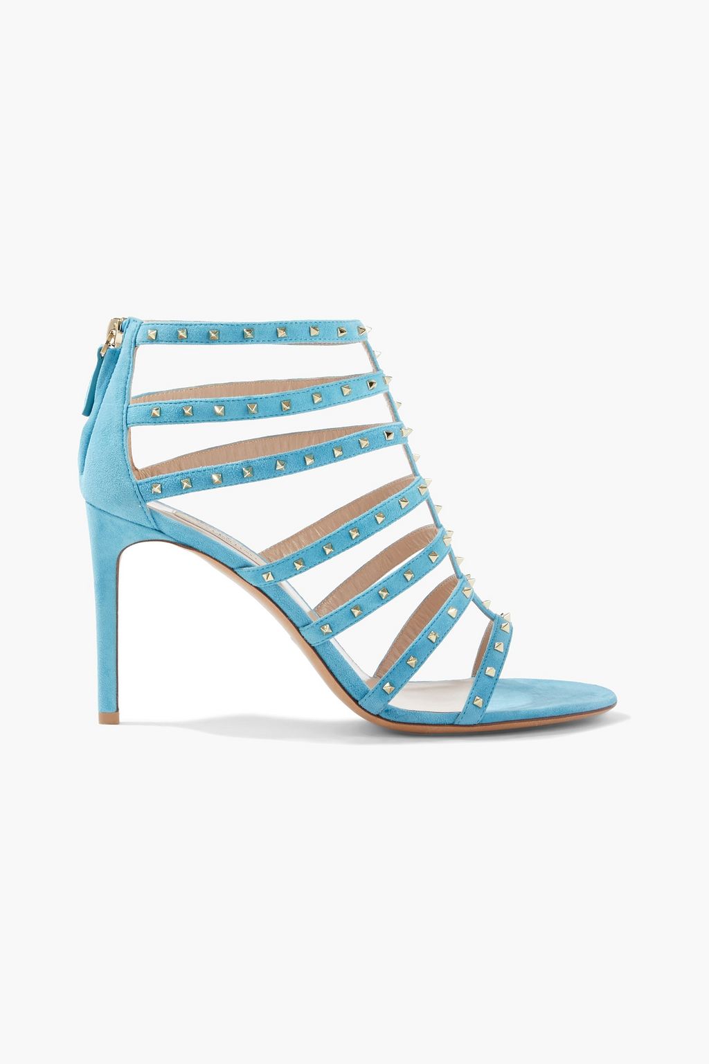 sky blue sandals heels