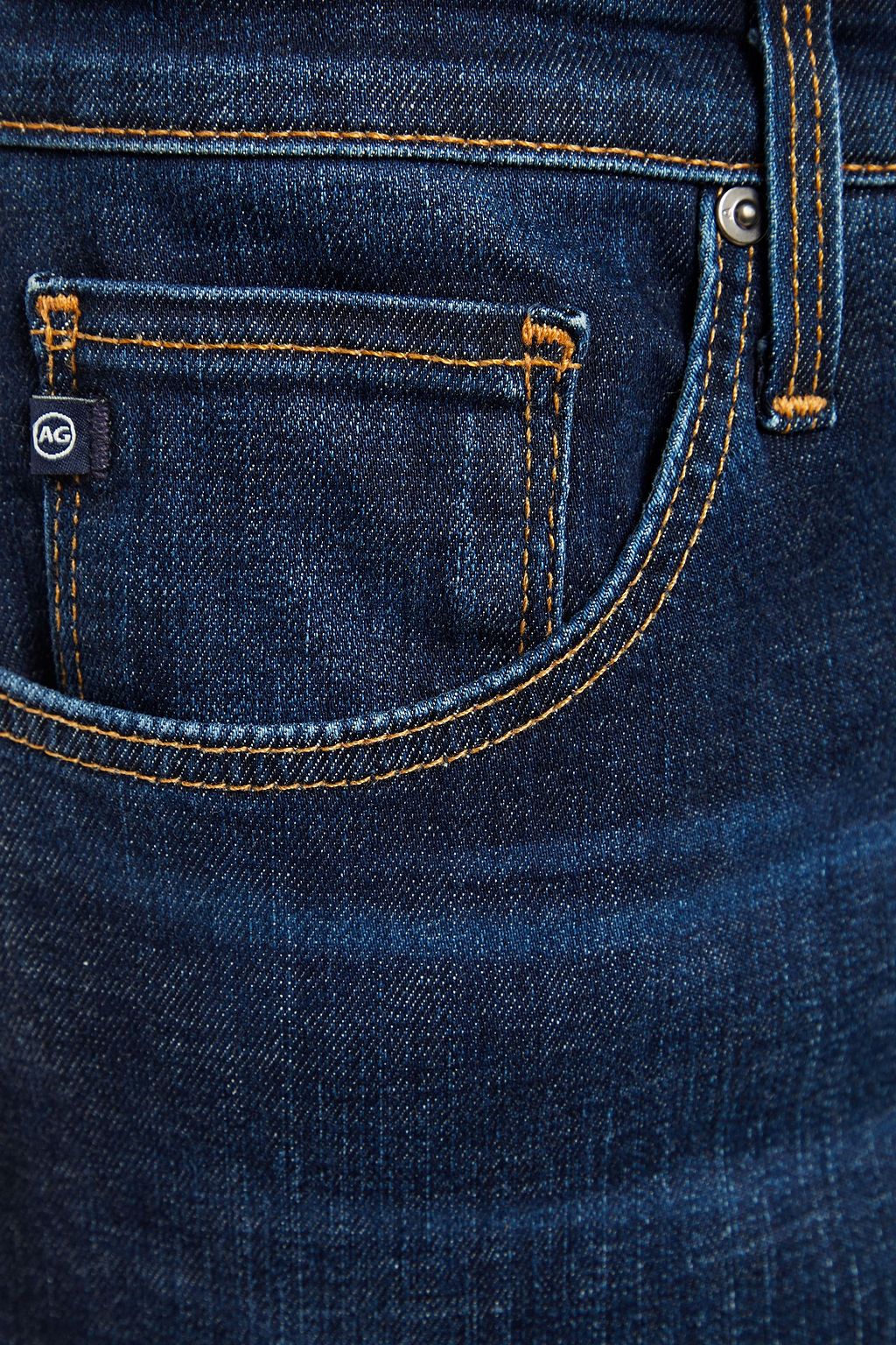 AG JEANS Faded mid-rise skinny jeans