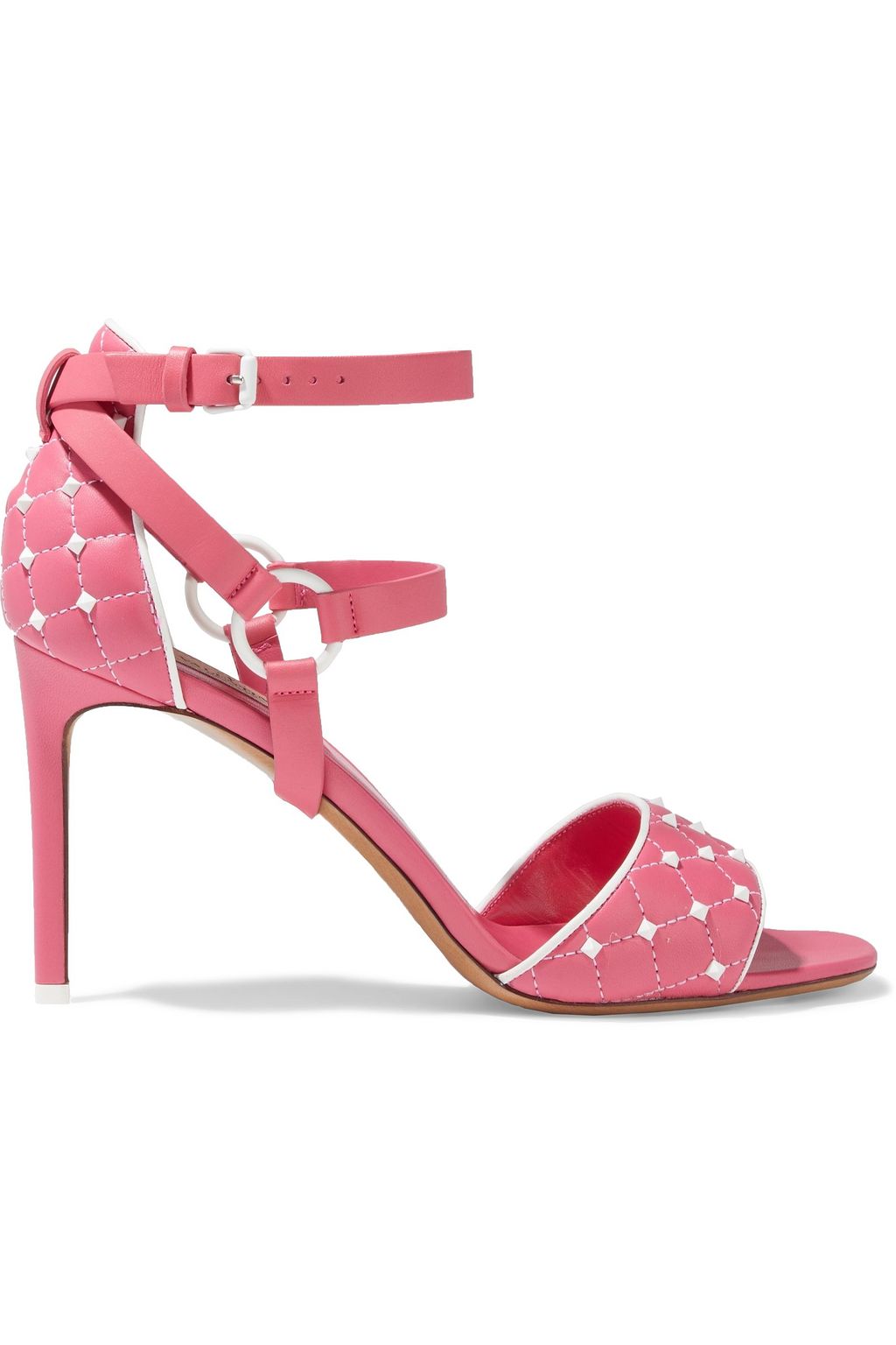 VALENTINO GARAVANI Free Rockstud Spike quilted leather sandals | Sale up to  70% off | THE OUTNET