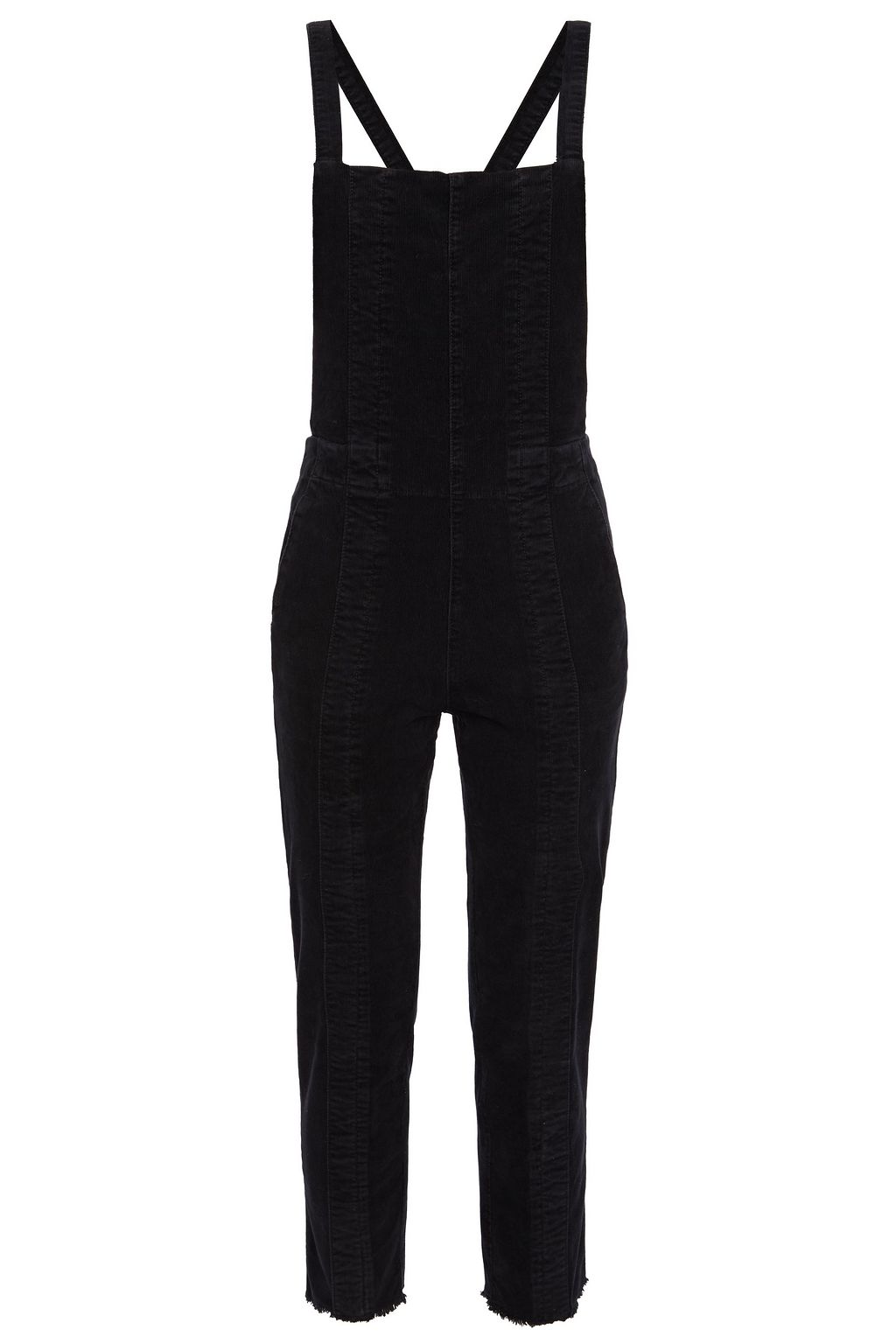 corduroy overalls black