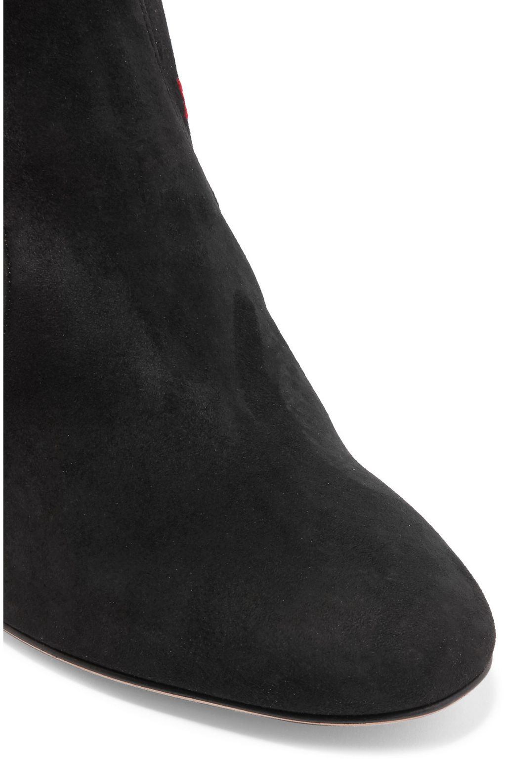 VALENTINO GARAVANI Printed suede ankle boots