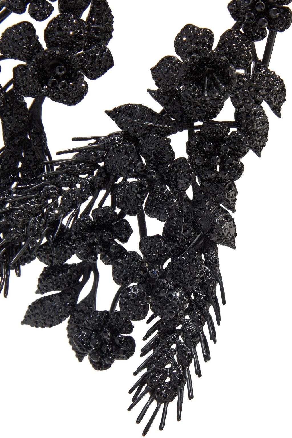 VALENTINO GARAVANI Coated metal and crystal necklace