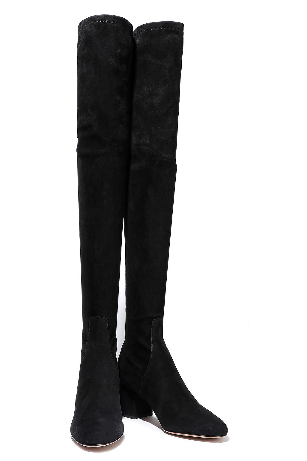 VALENTINO GARAVANI Stretch-suede over-the-knee boots
