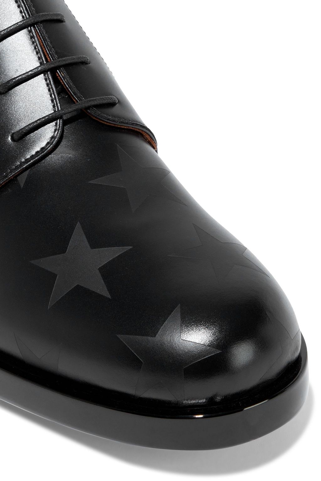 VALENTINO GARAVANI Printed leather brogues