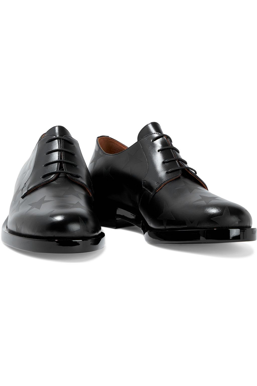 VALENTINO GARAVANI Printed leather brogues