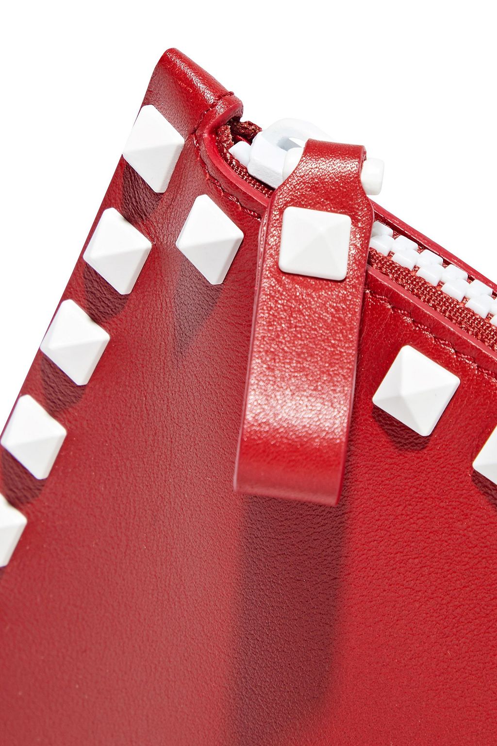 VALENTINO GARAVANI Rockstud two-tone leather pouch