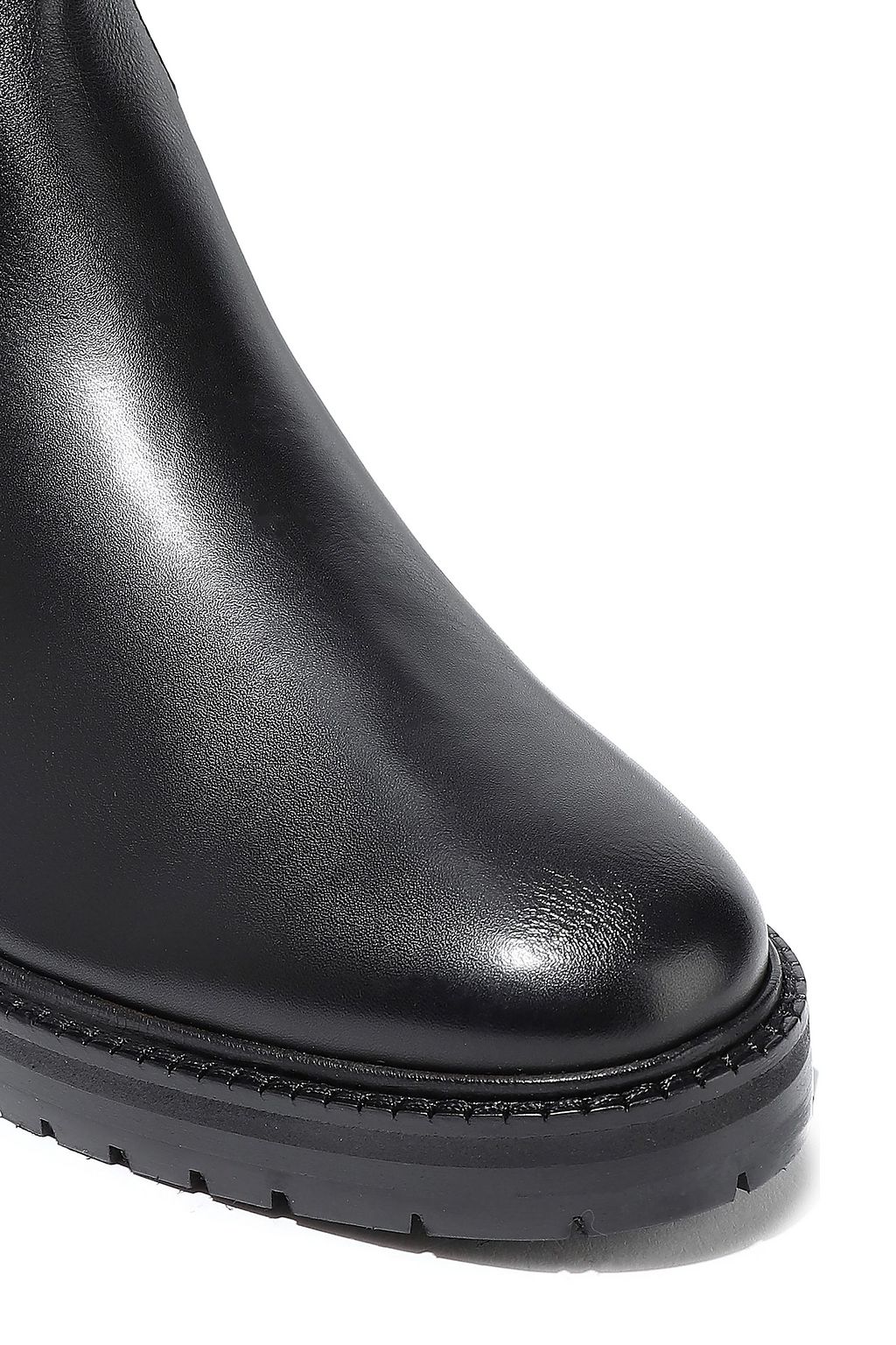 VALENTINO GARAVANI Bowrap buckled leather over-the-knee boots