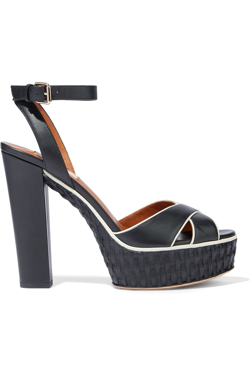 red black plaid shoes