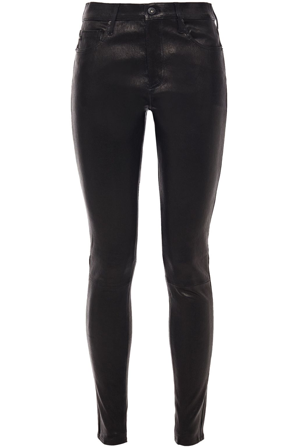 stretch leather jeans