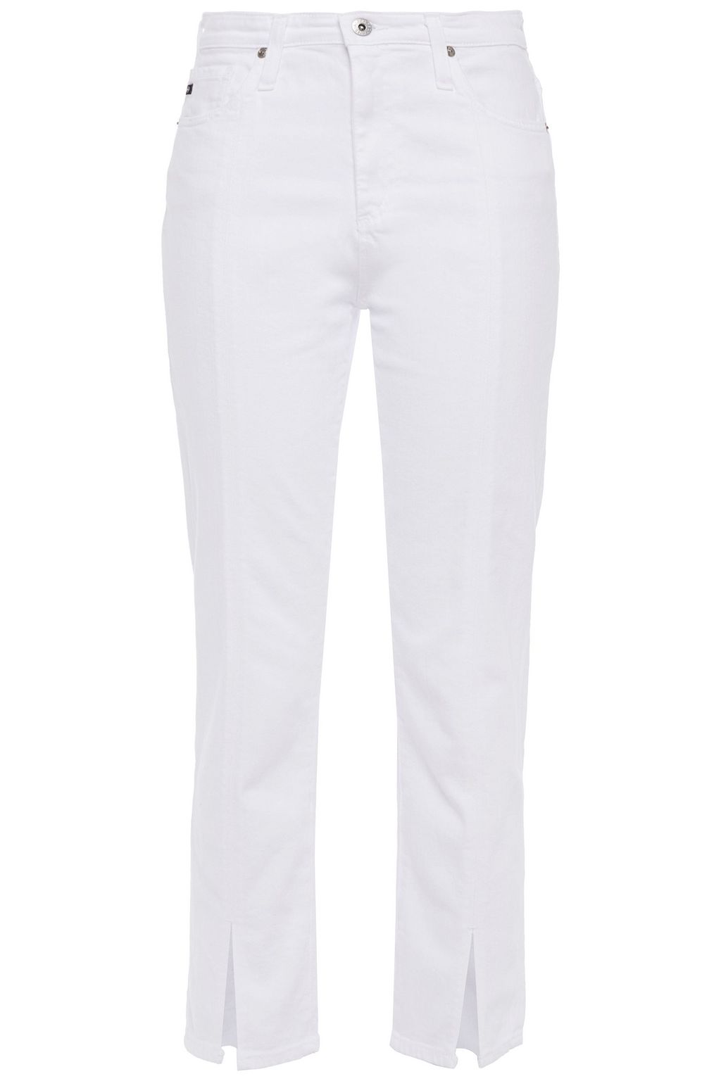 ag white cropped jeans