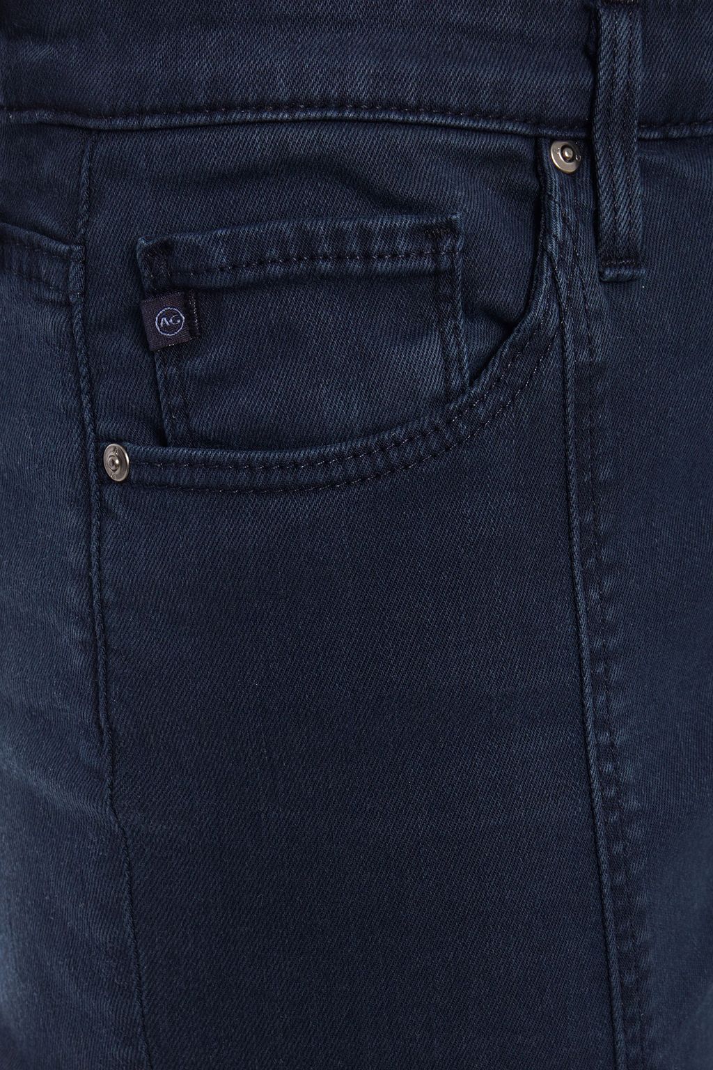 AG JEANS Frayed mid-rise kick-flare jeans