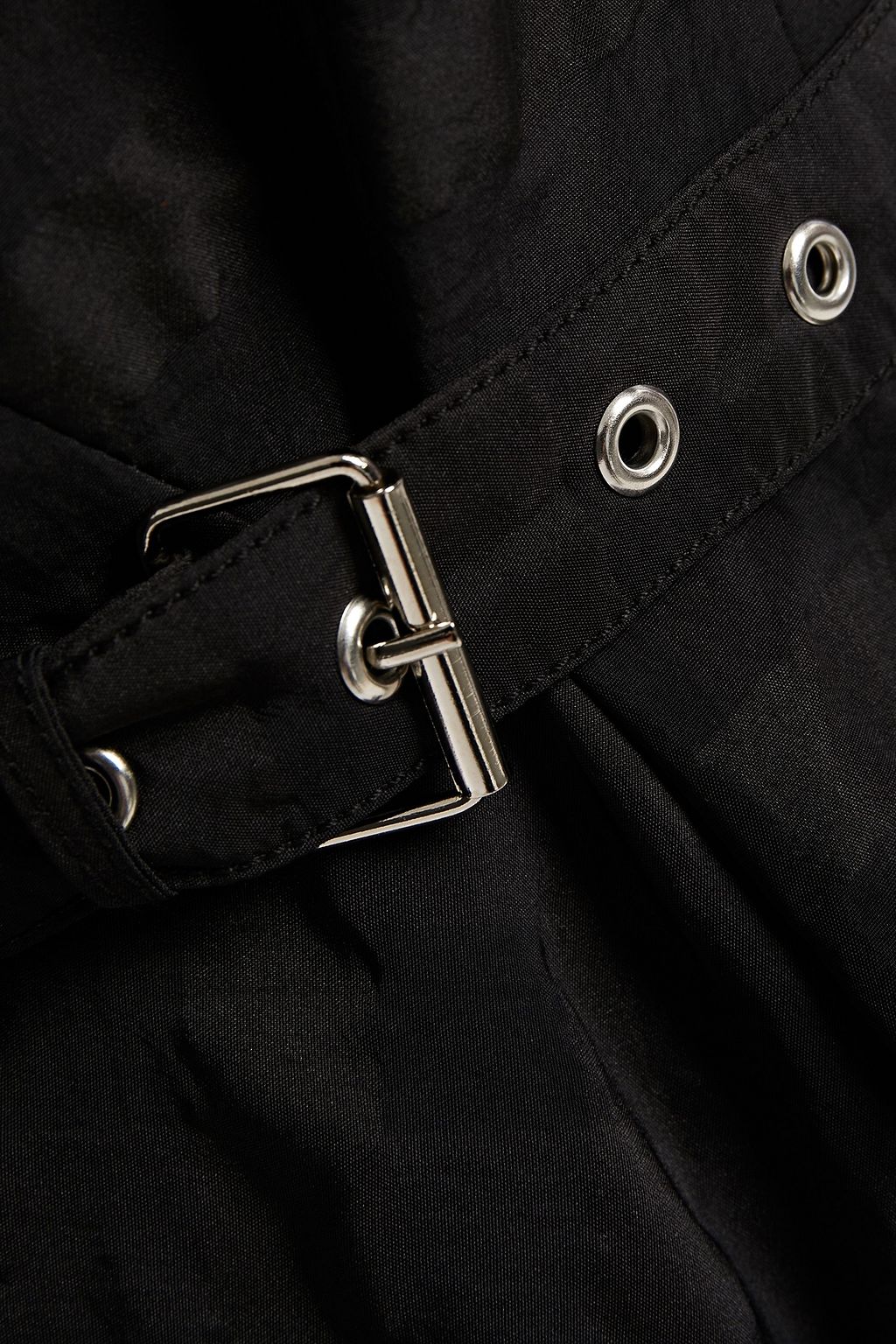MARQUES' ALMEIDA Asymmetric belted seersucker mini dress