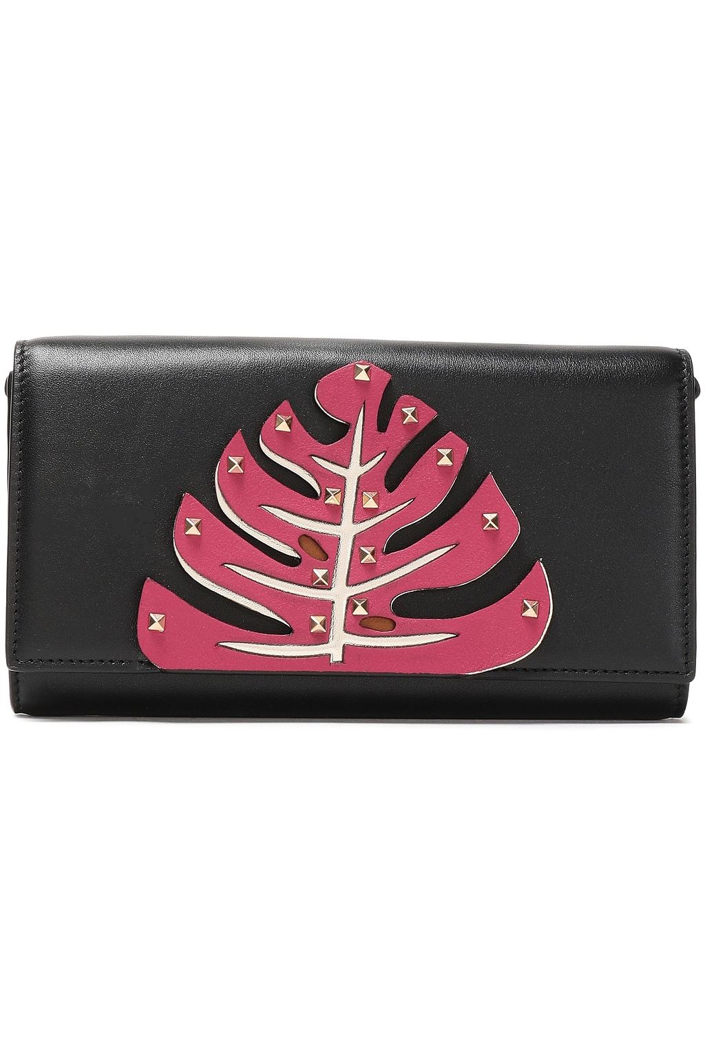 valentino studded clutch