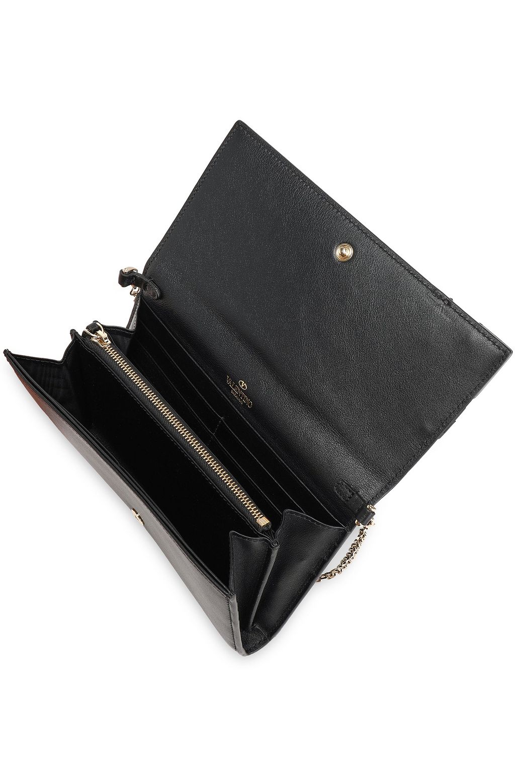 VALENTINO GARAVANI Embellished leather wallet
