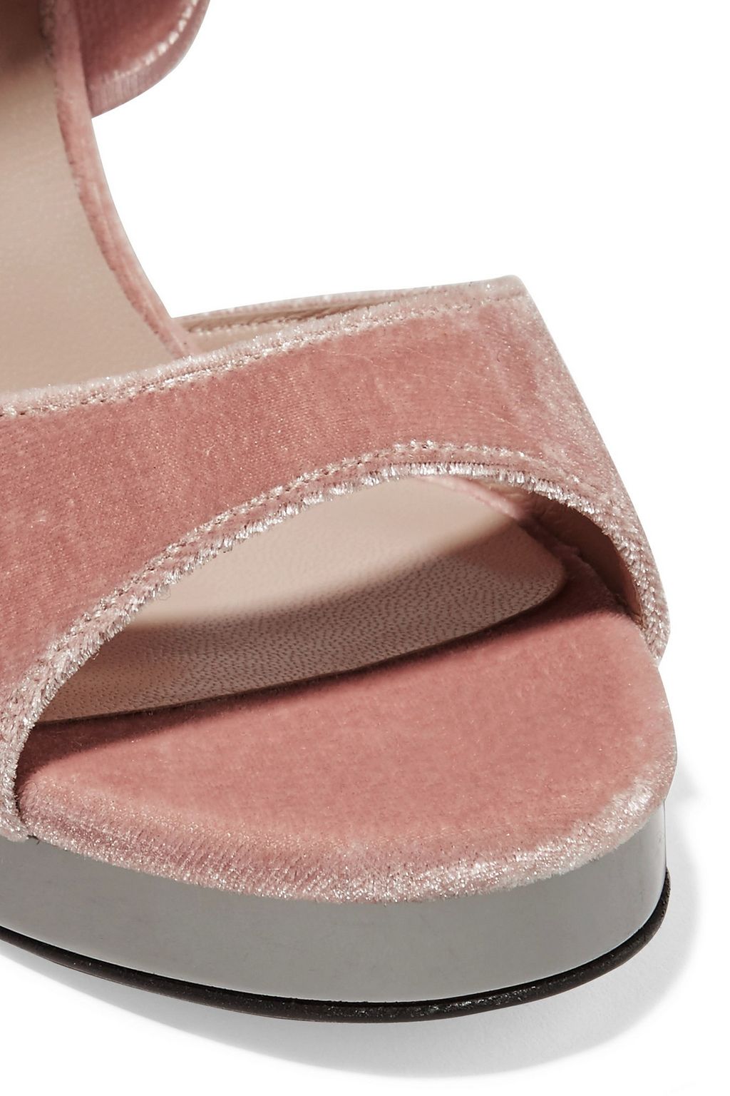 VALENTINO GARAVANI Velvet sandals