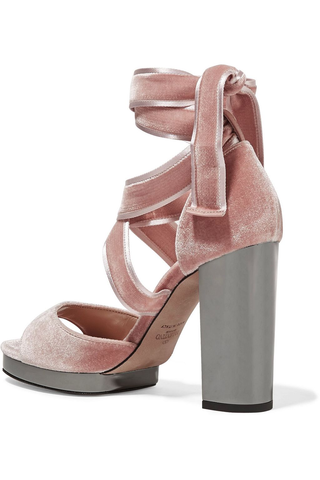 VALENTINO GARAVANI Velvet sandals