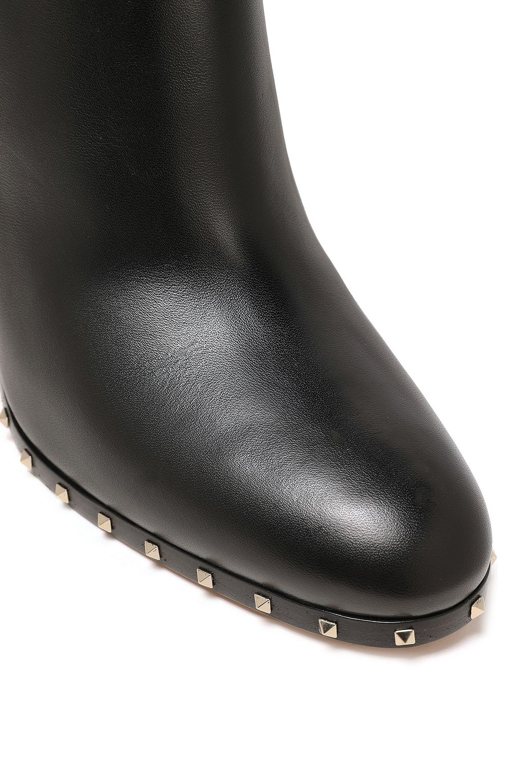 VALENTINO GARAVANI Rockstud leather knee boots