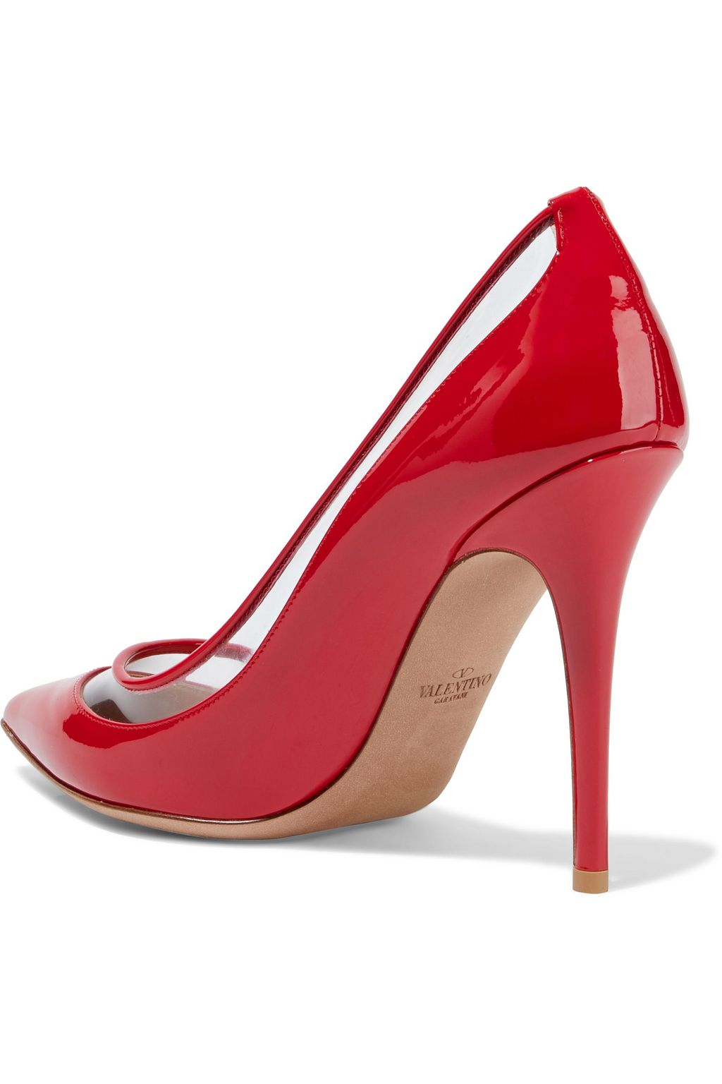 VALENTINO GARAVANI PVC and patent-leather pumps