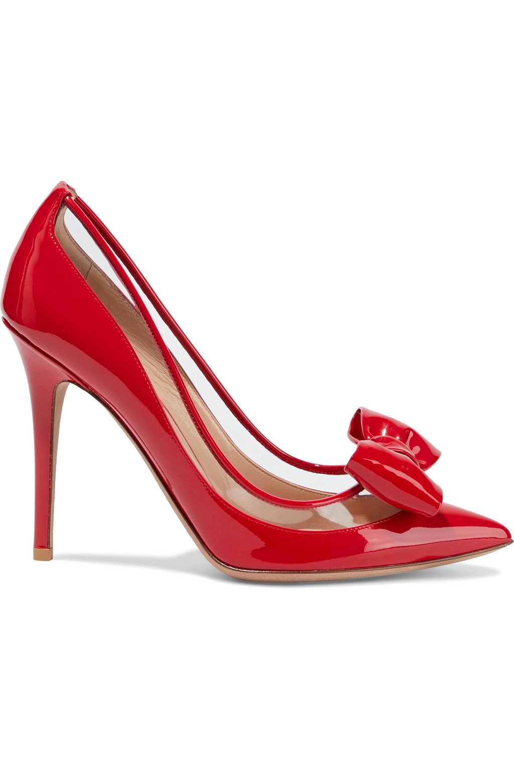 VALENTINO GARAVANI PVC and patent-leather pumps