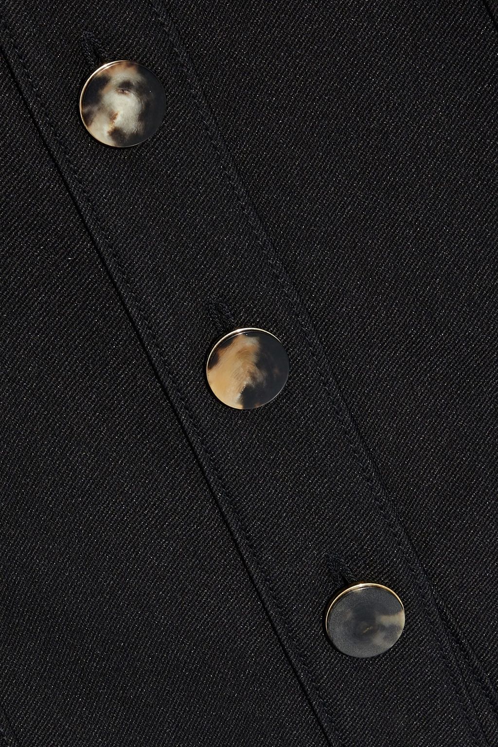 CAROLINA HERRERA Button-detailed drill dress