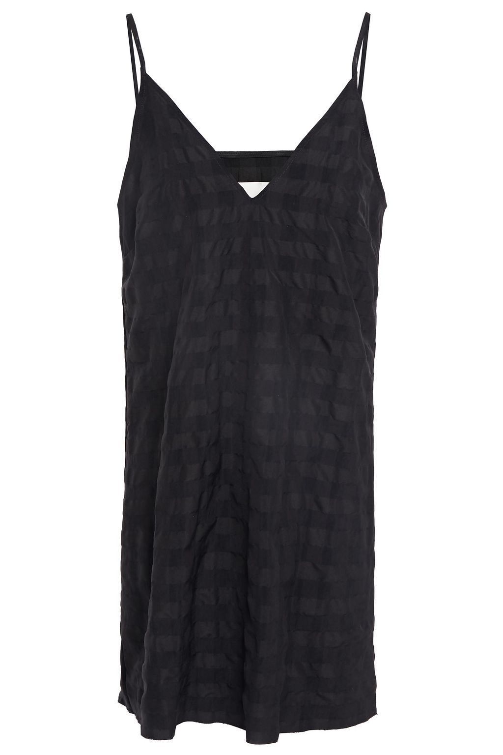 jacquard mini slip dress