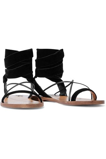 Valentino velvet deals sandals