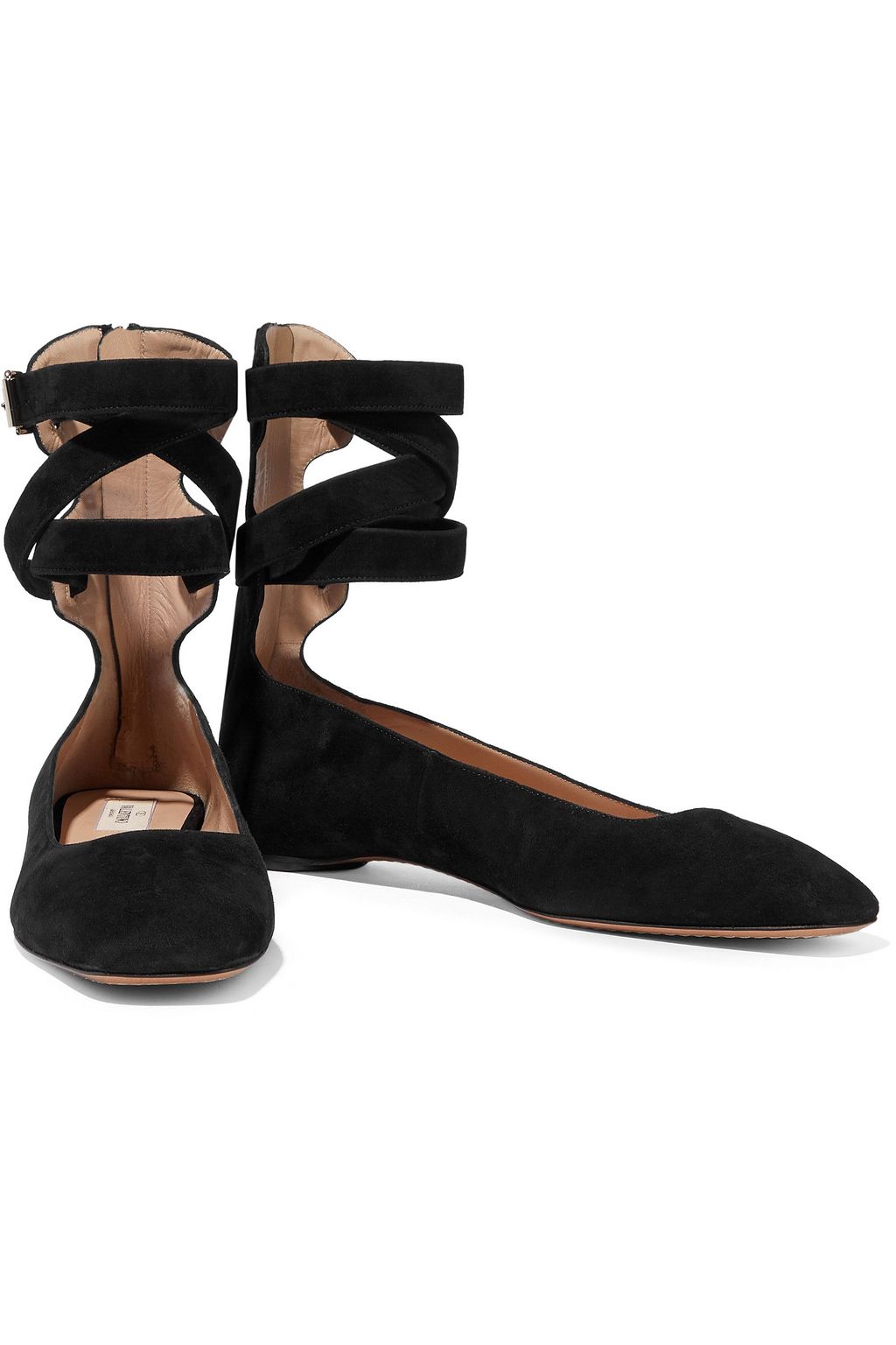 VALENTINO GARAVANI Tango suede ballet flats