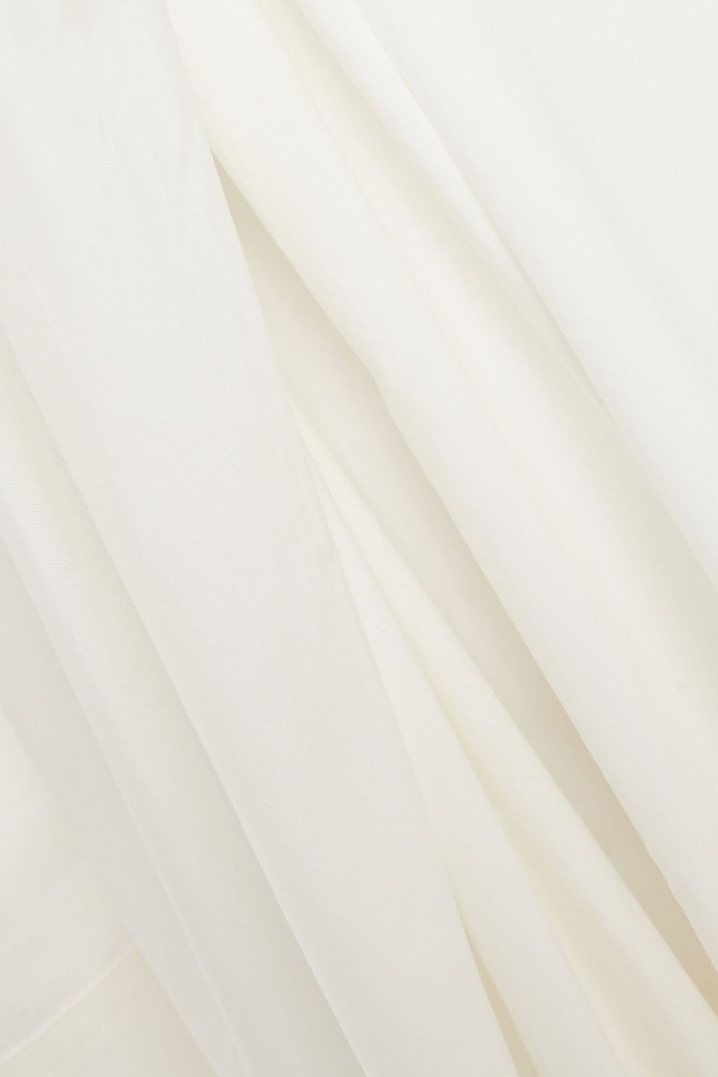 MARQUES' ALMEIDA Asymmetric draped cotton-poplin shirt dress