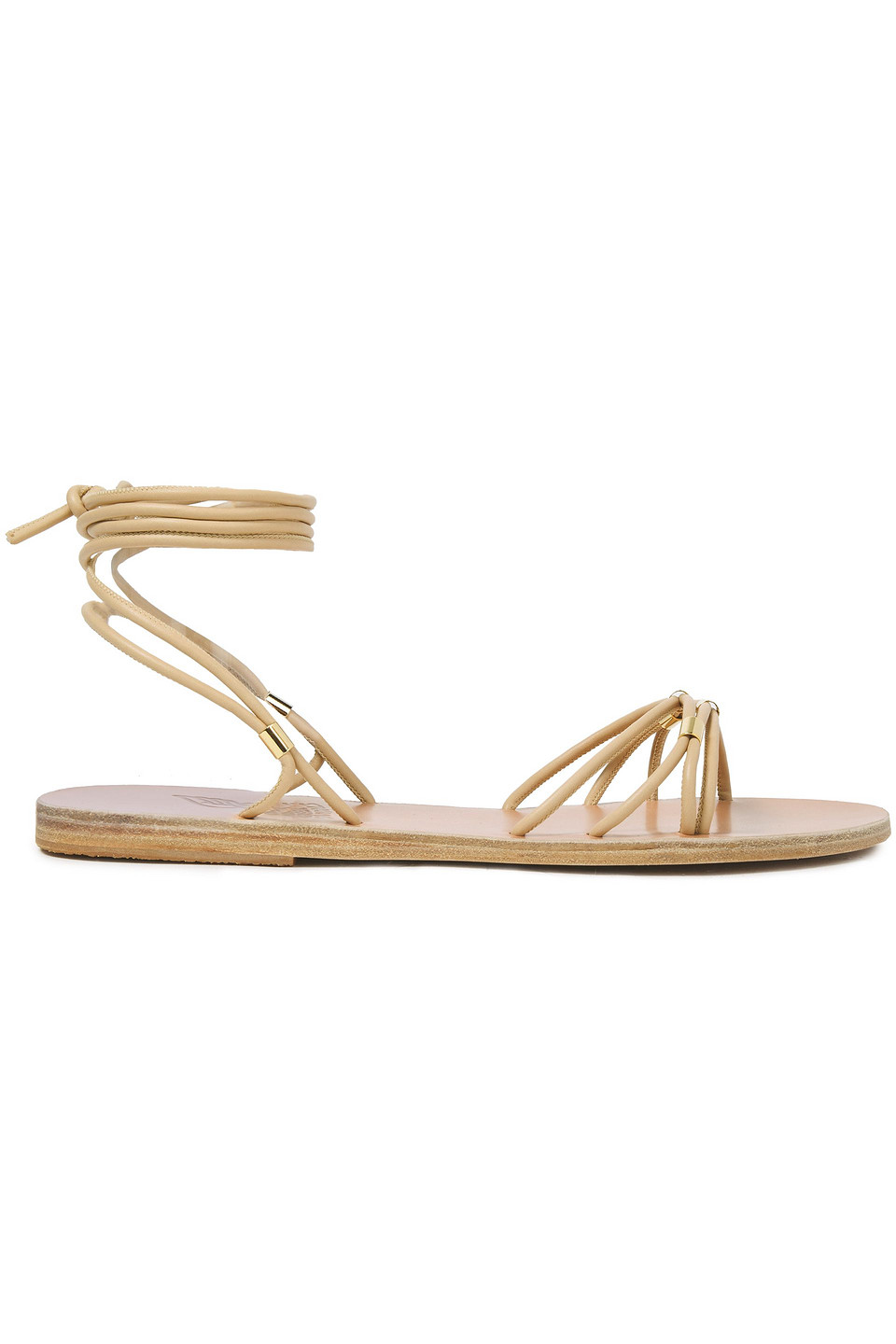 Ancient Greek Sandals Persida lace-up embellished leather sandals