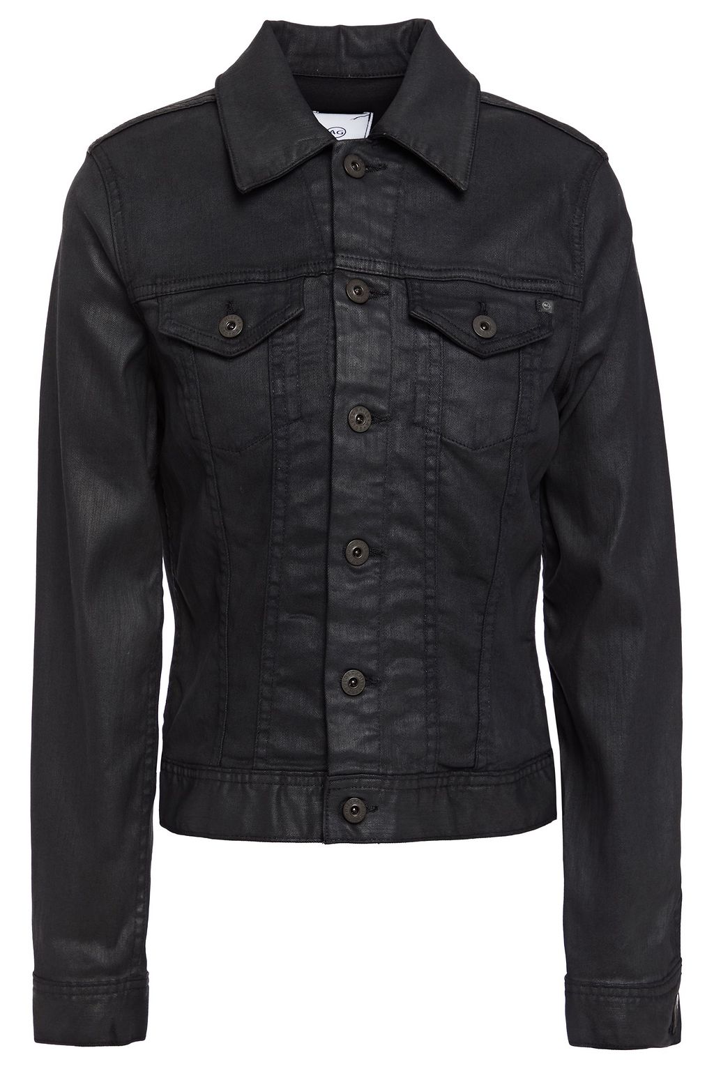 black waxed denim jacket