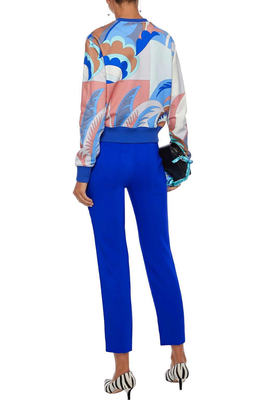 PUCCI Cropped stretch-crepe slim-leg pants