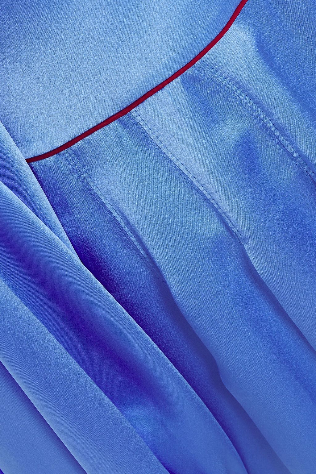 ROKSANDA Teruko pleated silk-satin midi dress