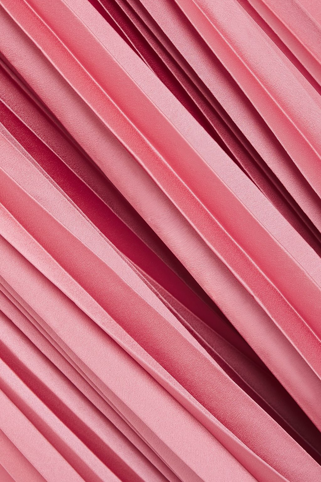 ROKSANDA Rora belted crepe de chine and pleated silk-satin maxi dress