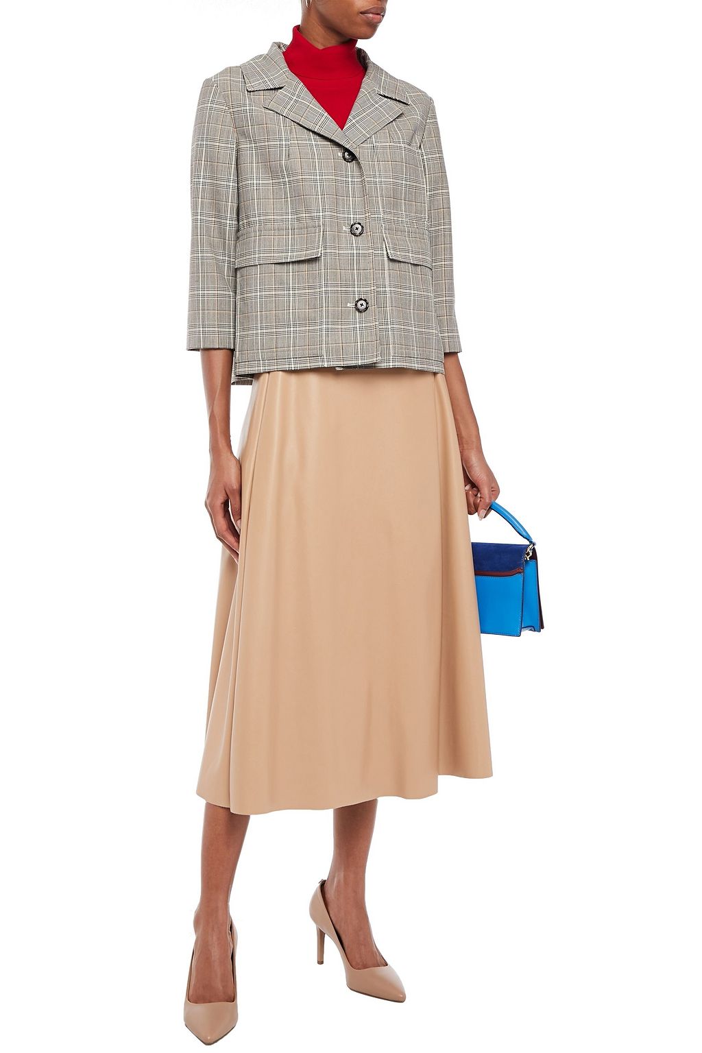 MARNI Prince of Wales checked woven jacket