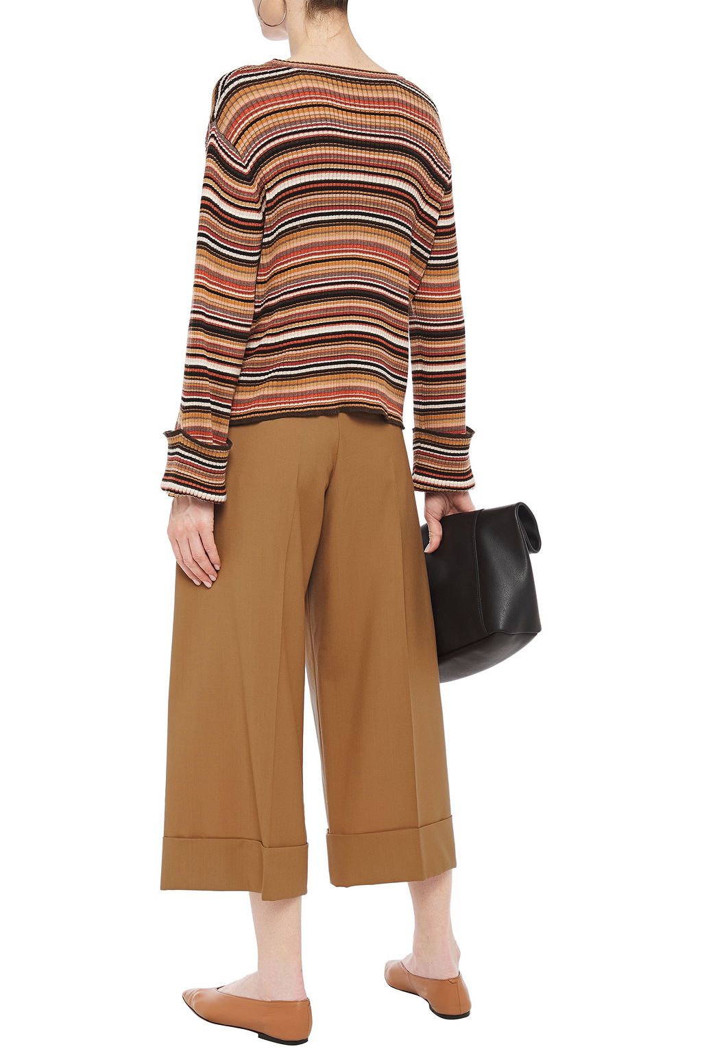 MARNI Wool-crepe culottes