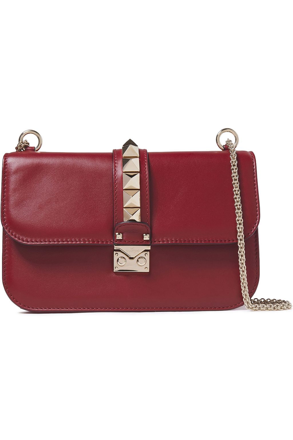 studded leather shoulder bag