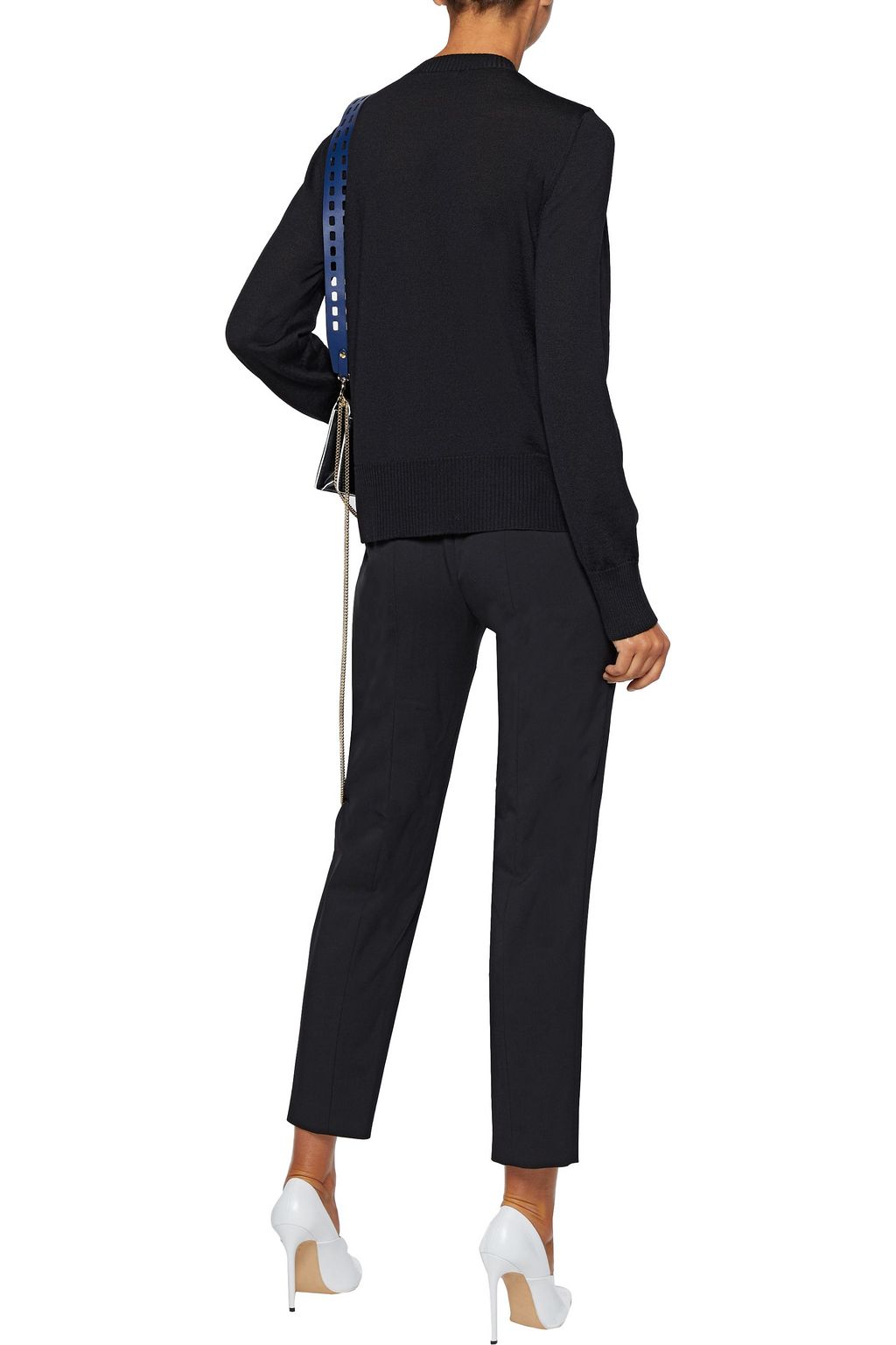 PUCCI Cropped stretch-wool twill tapered pants