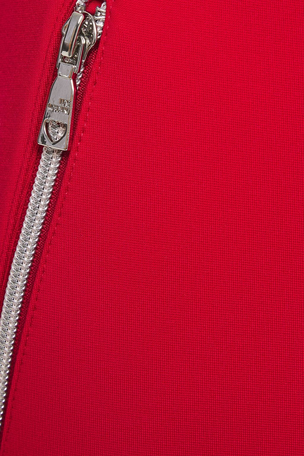 LOVE MOSCHINO Appliquéd ponte mini skirt
