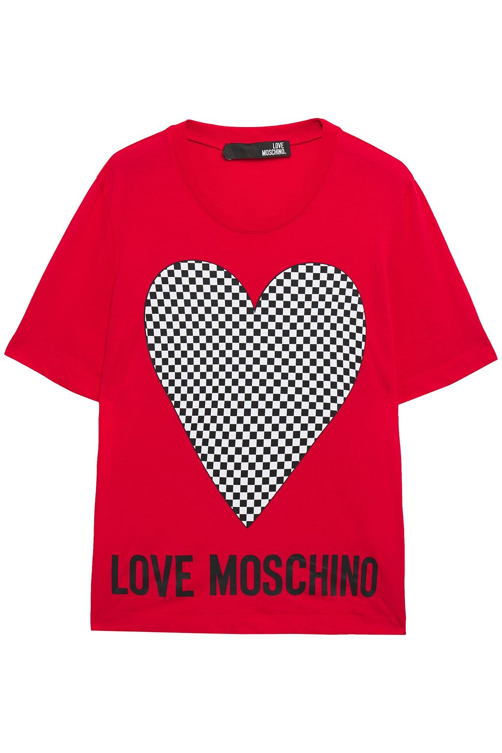 love moschino red t shirt