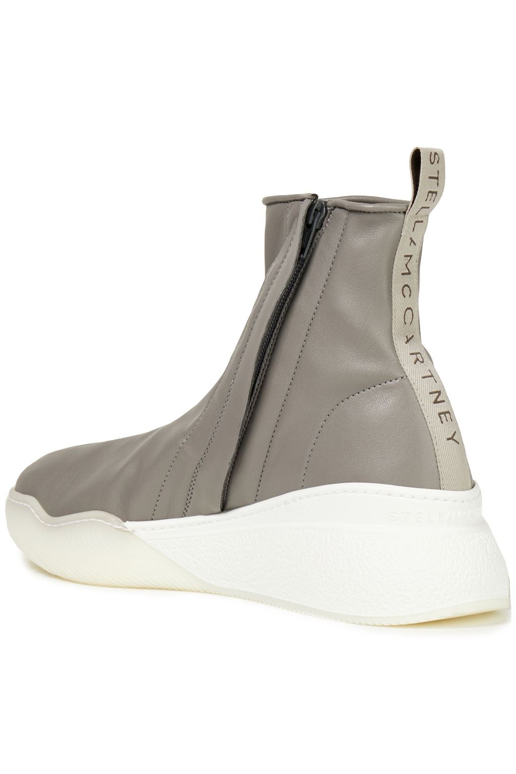 STELLA MCCARTNEY Loop faux leather high-top sneakers