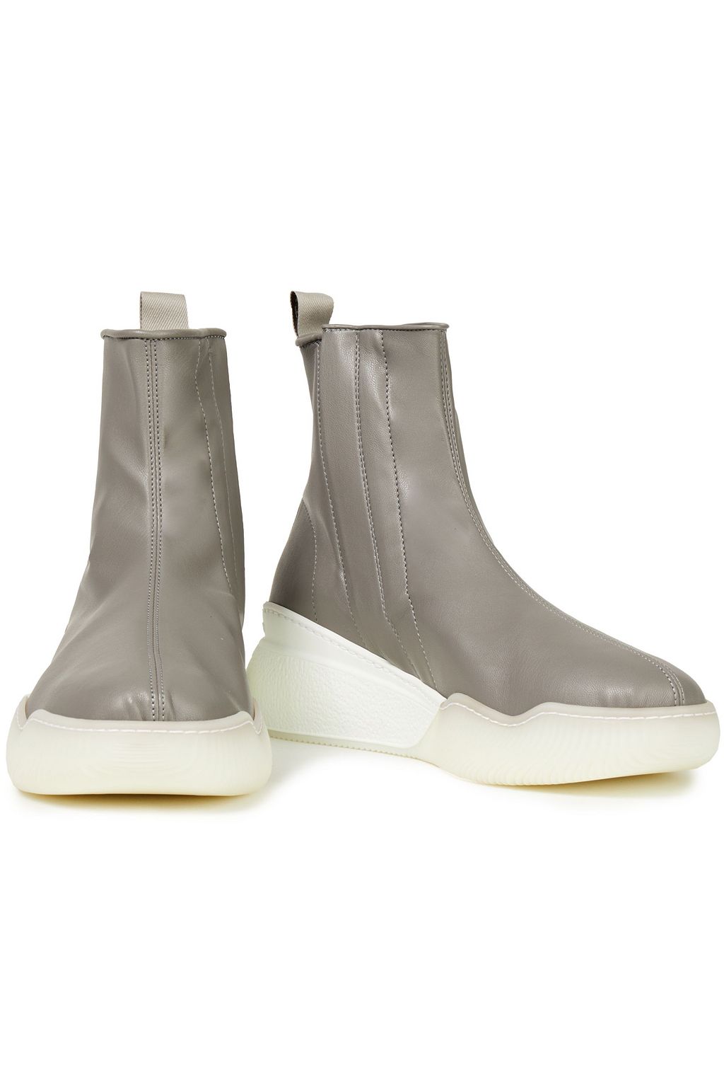 STELLA MCCARTNEY Loop faux leather high-top sneakers