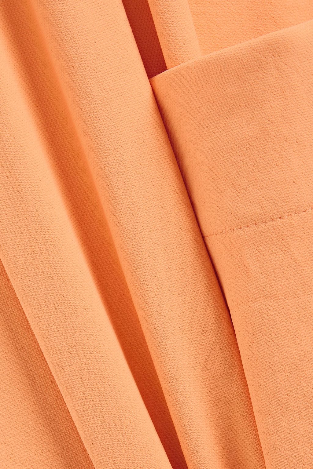 TIBI Belted crepe midi dress