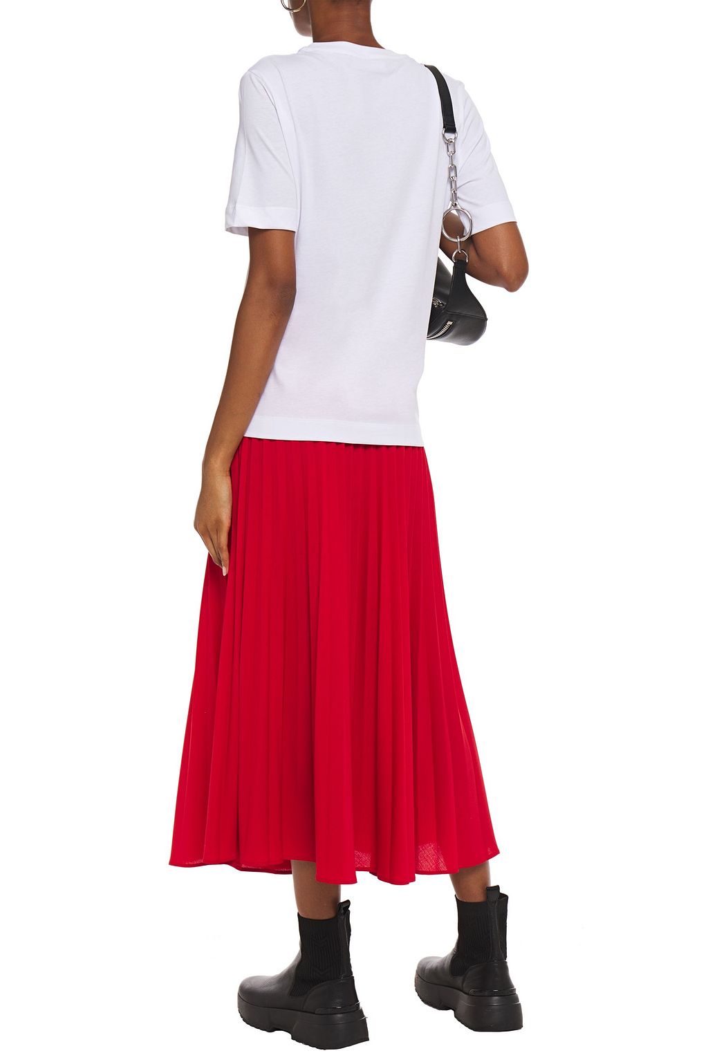 LOVE MOSCHINO Printed cotton-jersey T-shirt