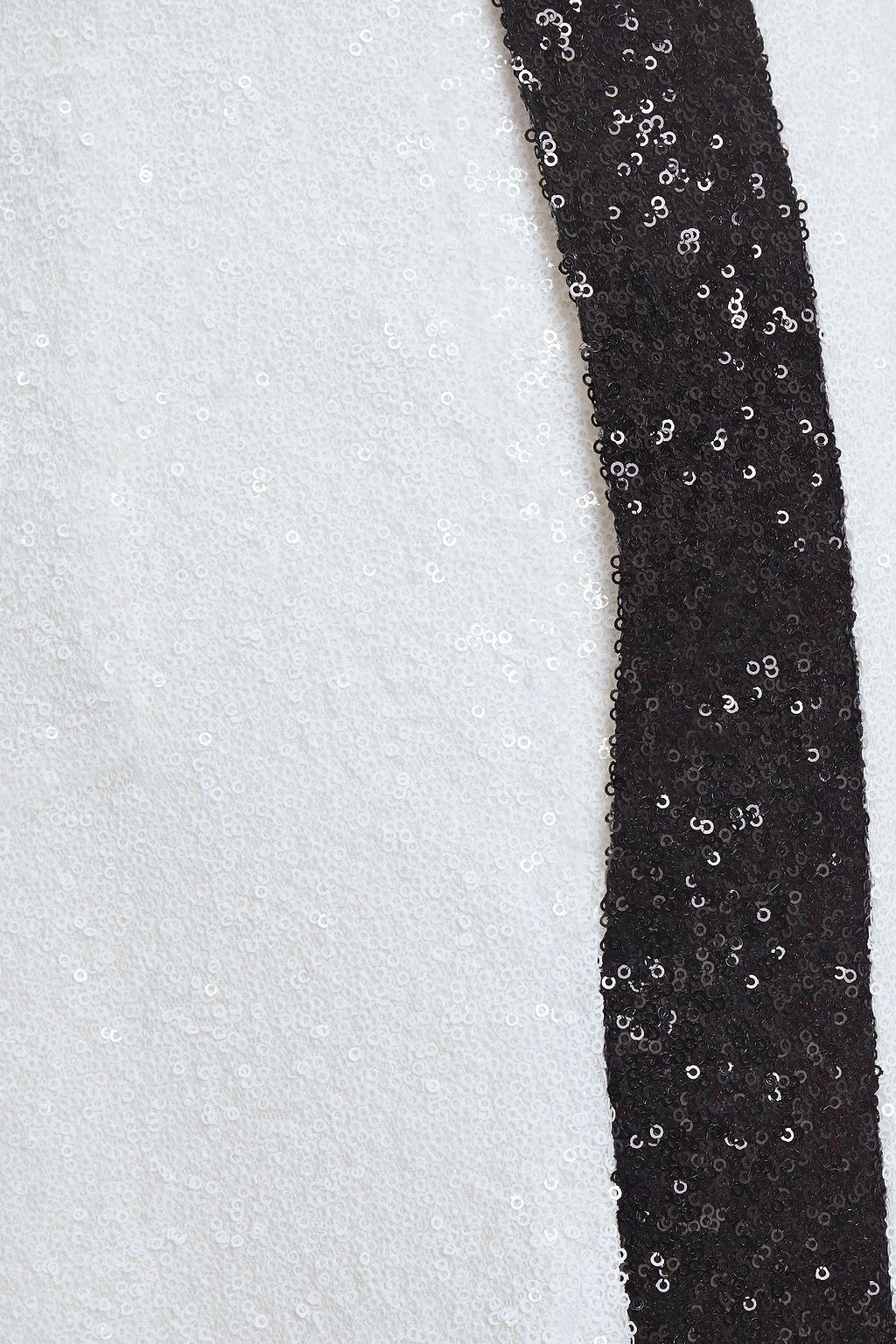 BALMAIN Sequined tulle wide-leg pants