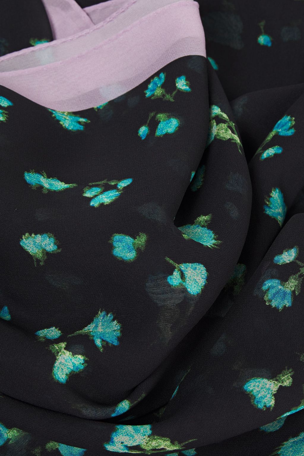 PAUL SMITH Floral-print silk-voile scarf
